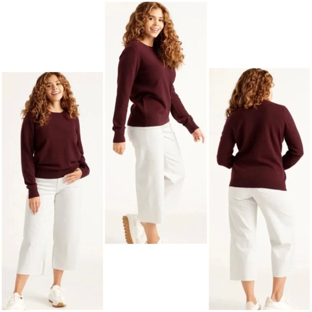 Mongolian Cashmere Crewneck Sweater